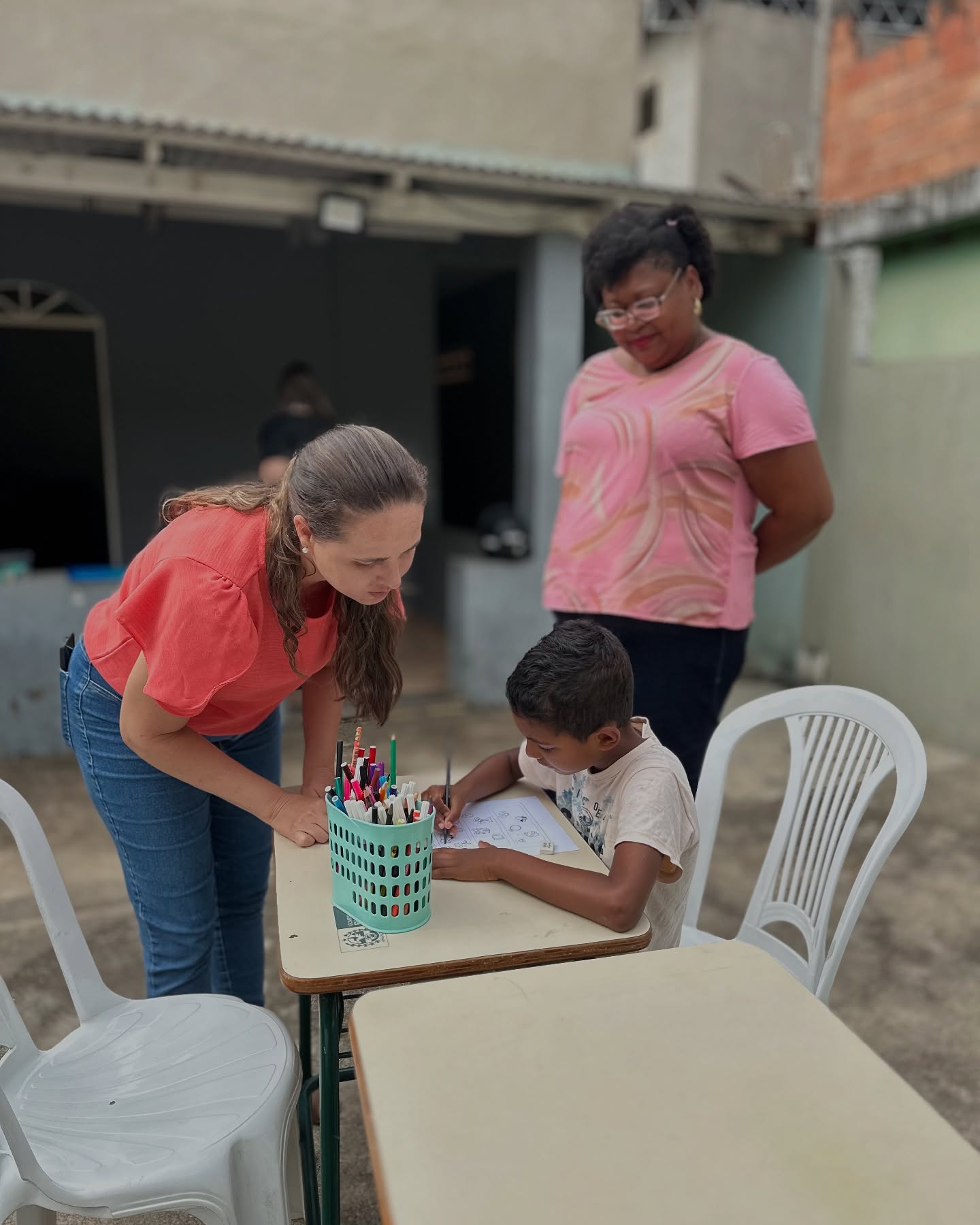 Oficina de desenho com crianças