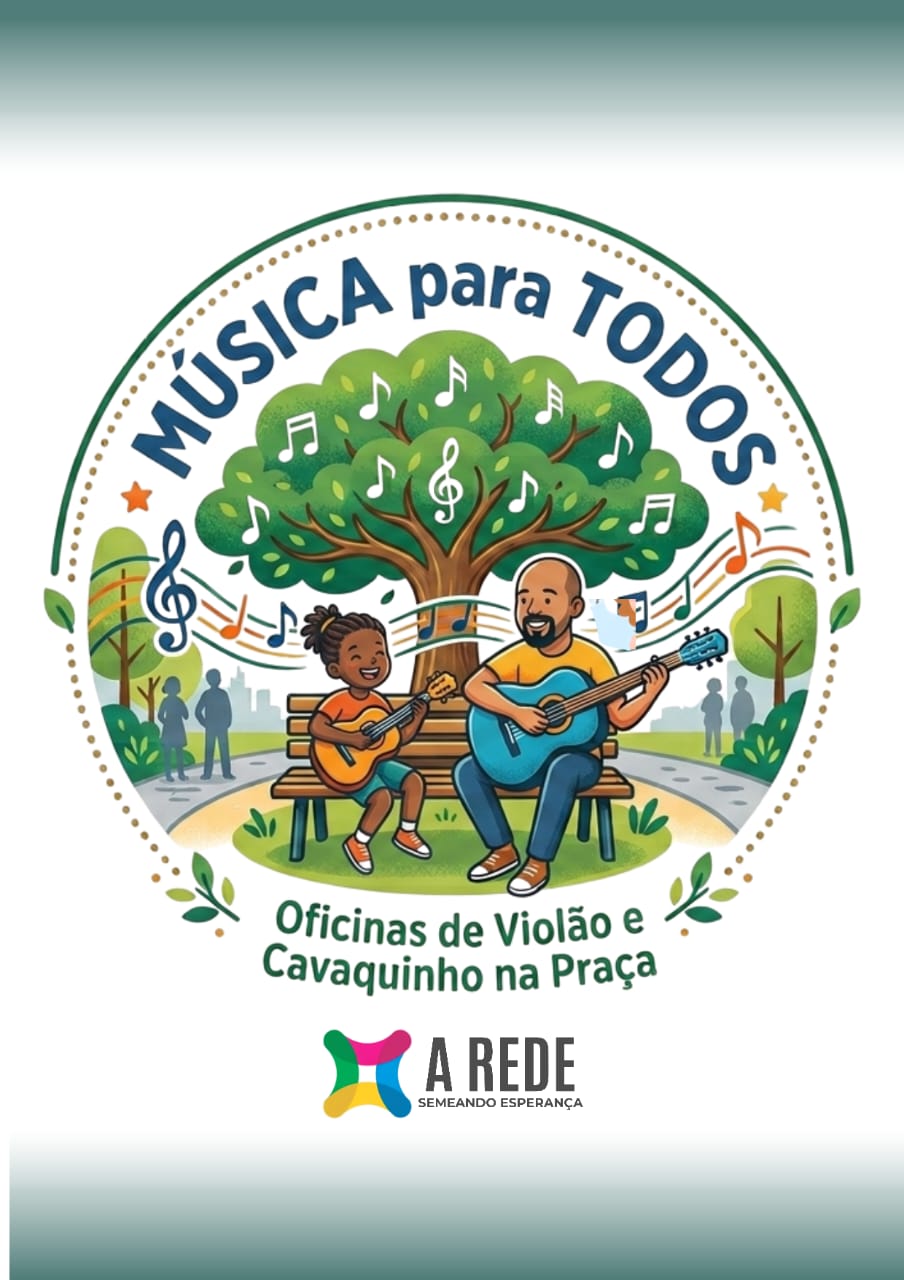 Macaé Música pra Todos — Oficinas de violão e cavaquinho na praça